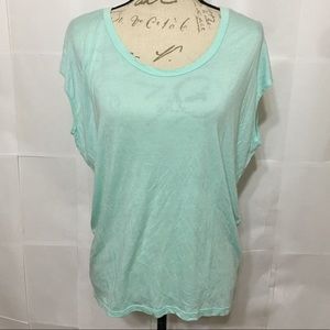 EVERLY SOFT KNIT SHORT CAP SLEEVE T-SHIRT S